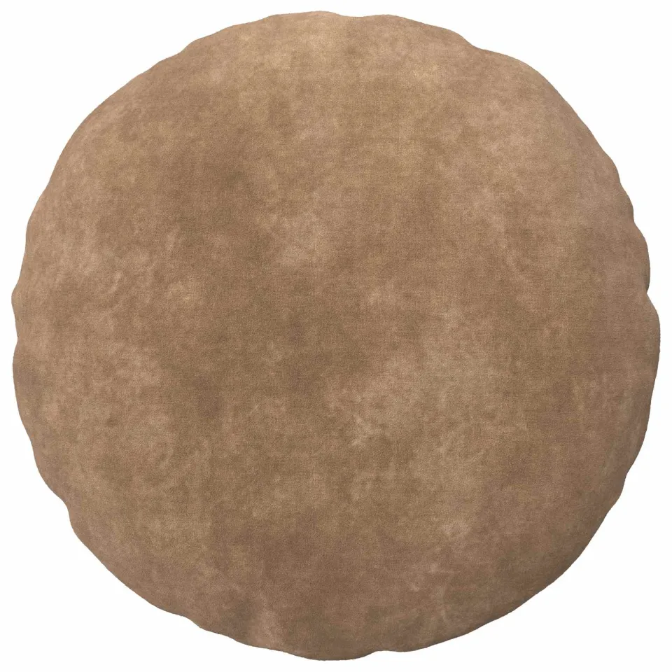 vidaXL Kussensloop 2 st HEERLEN Taupe Dia. 50 cm Microfiber Fleece, foto 2