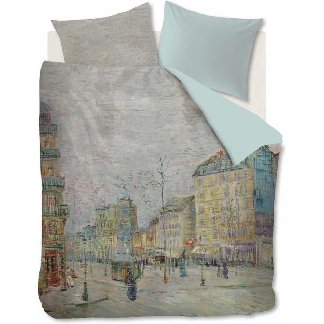 Beddinghouse x Van Gogh Museum Boulevard dekbedovertrek - Grijs