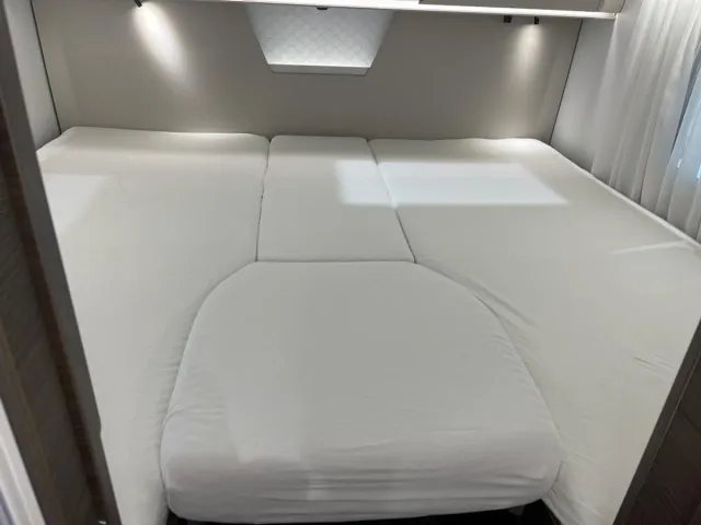 Ibenzoa Duurzame Katoenen Beddengoed Set - 4-Delig voor Campermatratzen - Zachte Comfort en Tijdloes Design wit