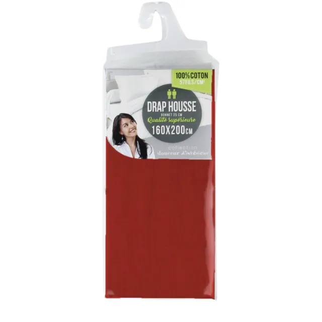 PROMO LINGE 100% katoenen Lina hoeslaken Rood