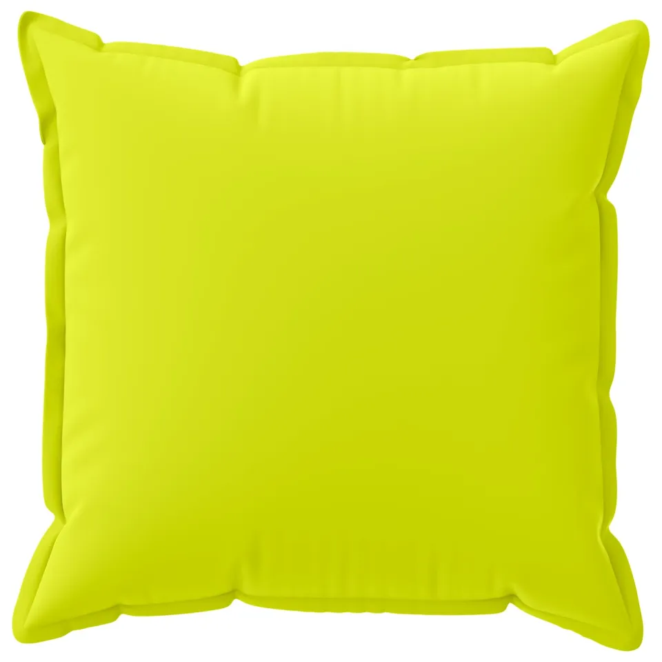 vidaXL Kussensloop 2 st HOUTEN Helder groen 60 x 60 cm Polyester