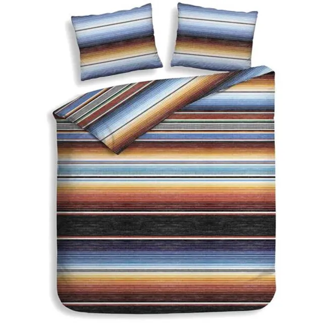 Heckett & Lane Serape - Flanel - Dekbedovertrek - 2 kussenslopen - Multi kleur