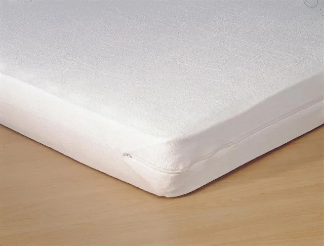 Briljant home Matrasbeschermer met rits - 2-persoons (140x200 cm) - Wit