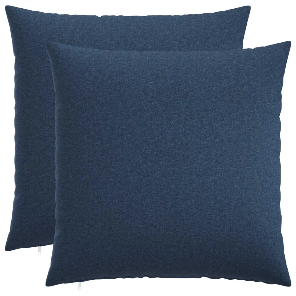 vidaXL Kussensloop 2 st HEERLEN Blauw 70 x 70 cm Stof, foto 3