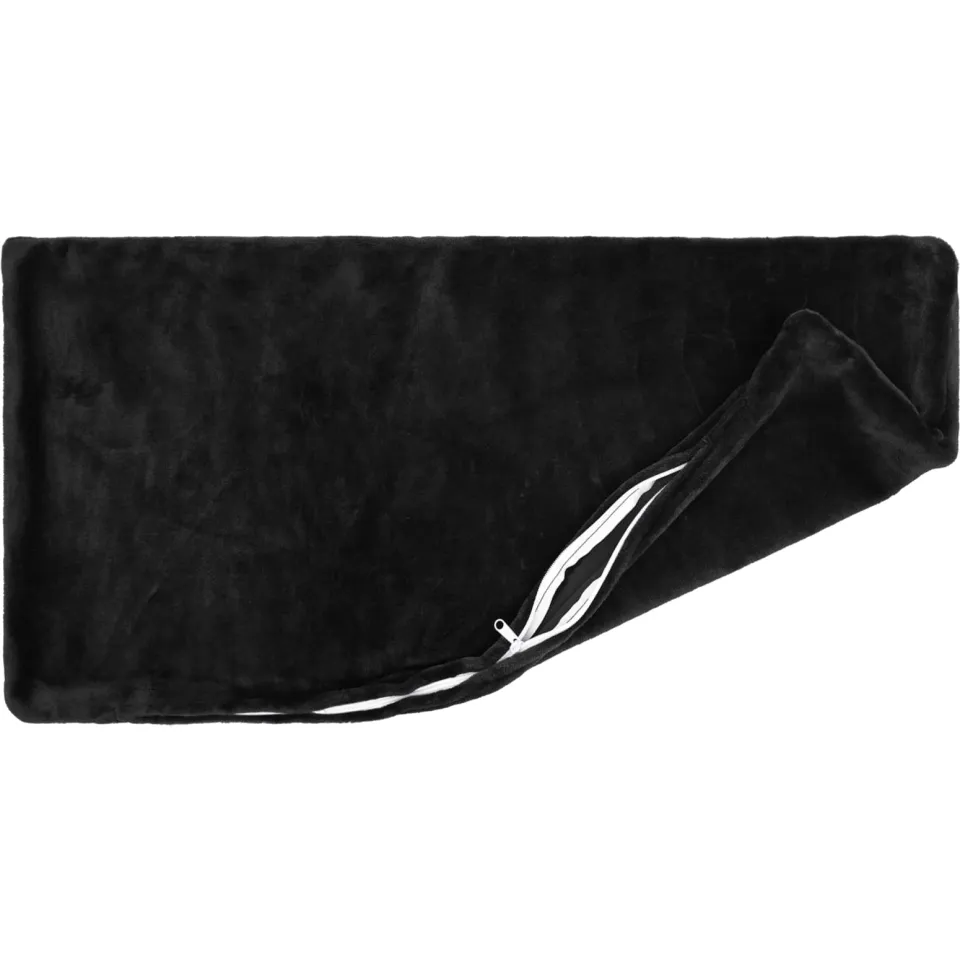 vidaXL Kussensloop 2 st HEERLEN Zwart 50 x 75 cm Flanel, foto 4