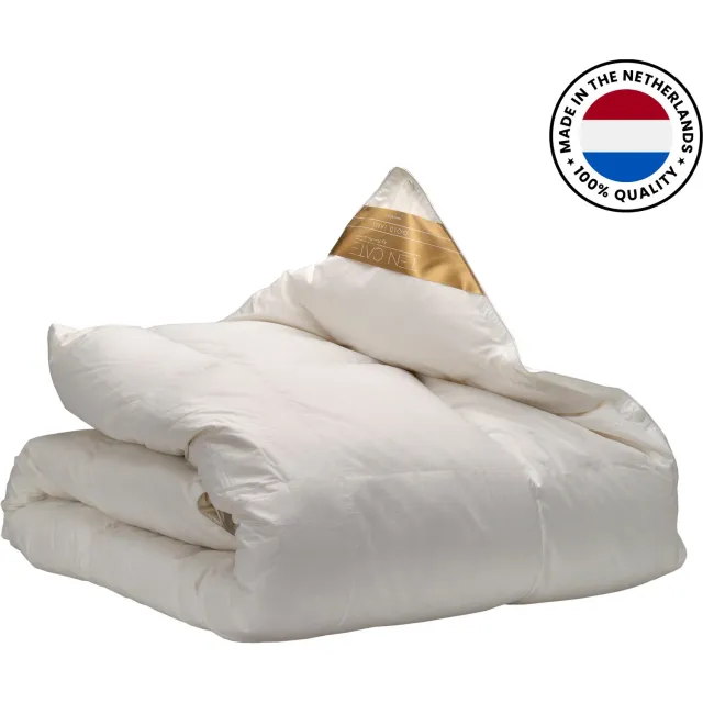 Ten Cate 4-Seizoenen 90% Ganzendonzen Dekbed - 240x200 cm - Luxe Ganzendons - Ademend - Vochtregulerend Wit