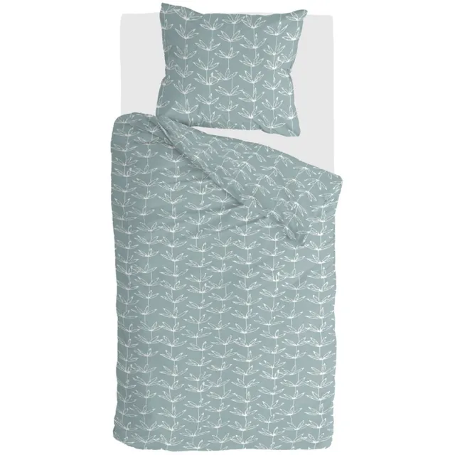 BYRKLUND Dekbedovertrek Pippa - 140x220 - 80% Polyester / 20% Katoen - Grijs