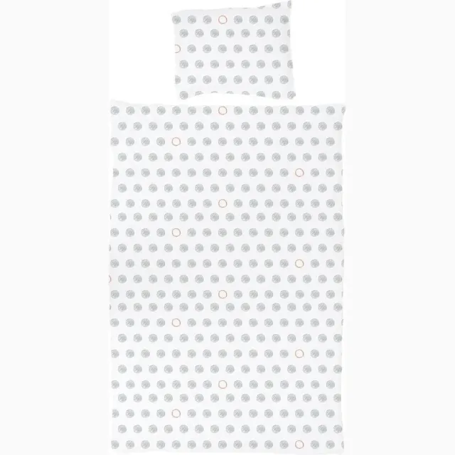 vtwonen Dekbedovertrek vtwonen Dots wh./celadon 200 x 220 wit