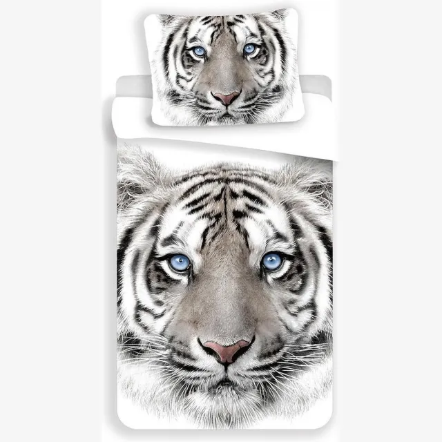 Animal Pictures Witte Tijger - Dekbedovertek - Katoen