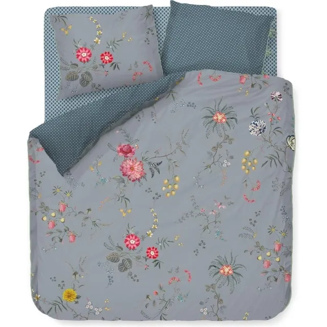 Pip Studio Fleur Grandeur dekbedovertrek - Tweepersoons - 200x200/220 - Blauw