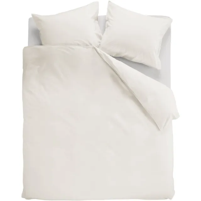 Linolux Dekbedovertrek Washed Cotton White 2 persoons