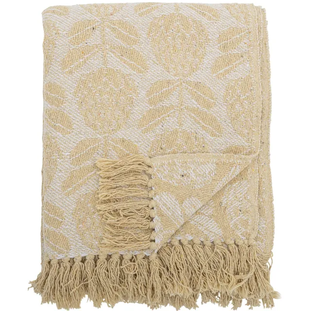 Bloomingville Pratello plaid geel