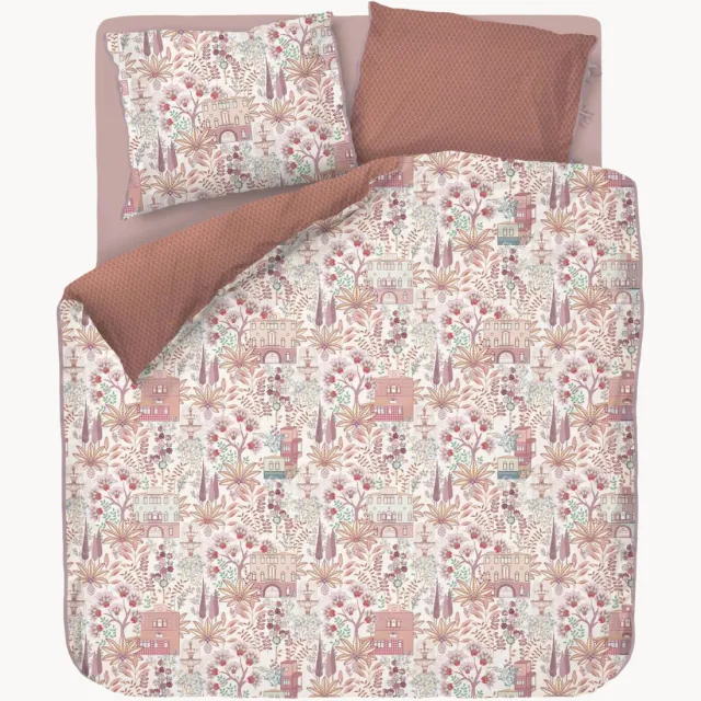 Pip Studio Katoenen perkal dekbedovertrekset Casa Di Pip Wit