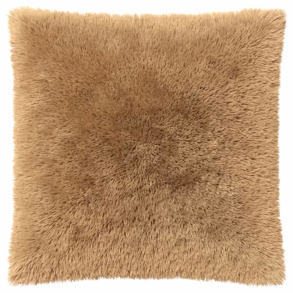 vidaXL Kussensloop 2 st HEERLEN Taupe 80 x 80 cm PV Fleece