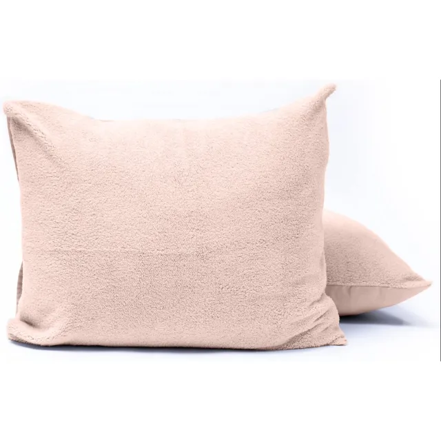 Y-not® Y-NOT Kussenslopen Set - Teddy Hug Me Powder Pink - 60x70 cm - 2-pack - Zachte Kussenhoezen voor Comfortabele Nachtrust