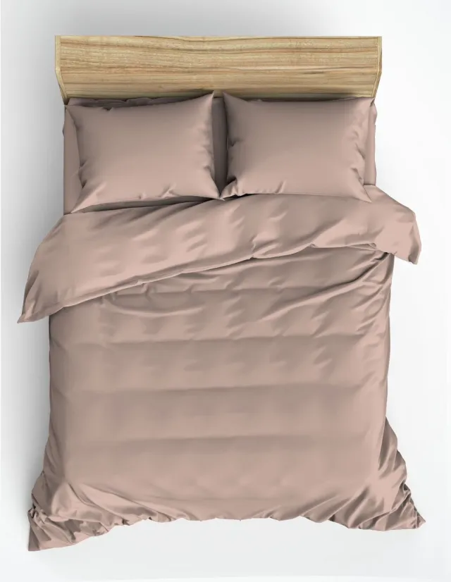 L'essentiel Maison Plain - Dekbedovertrek - Ranforce - Beige - 200x200 Veelkleurig