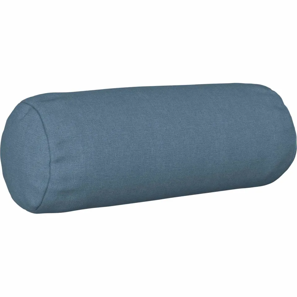 vidaXL Kussensloop 6 st HEERLEN Jeans Blauw Dia. 15 x 40 cm Stof