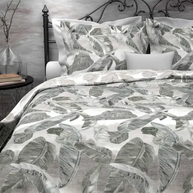 Heckettlane Heckett & Lane Batalla Dekbedovertrek - Litsjumeaux - 240x200/220 cm - Green/Grey