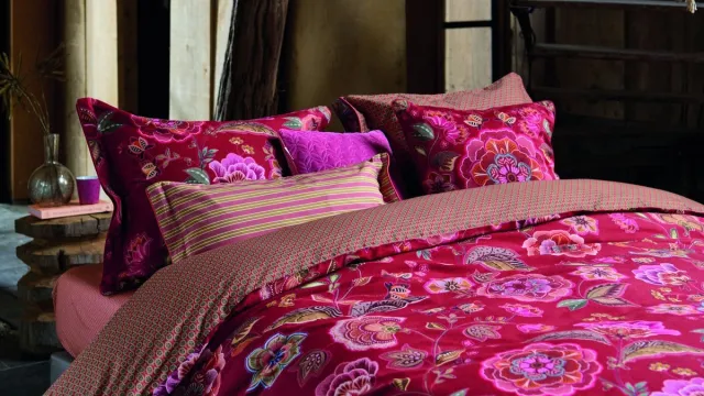 Pip Studio Matata dekbedovertrek - Eenpersoons - 140 x 200/220 cm - Rood