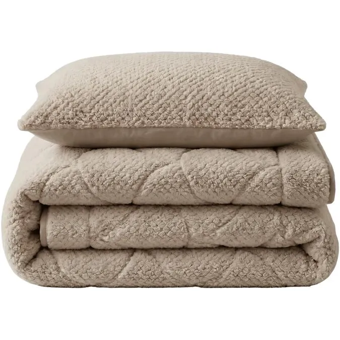 Zensation Lazy all-in-one dekbed Teddy fur - taupe, foto 3
