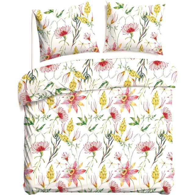 Darymex Cottonlove - Dekbedovertrekset - 100% Natuurlijk Katoen - 220x200 cm - Met Ritssluiting Multicolor