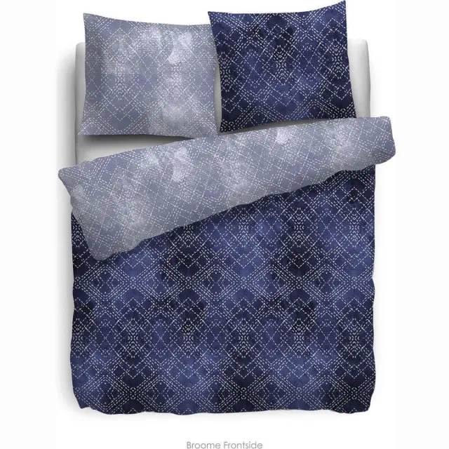 Heckettlane HNL Velvet Touch Broome Dekbedovertrek - Blue blauw