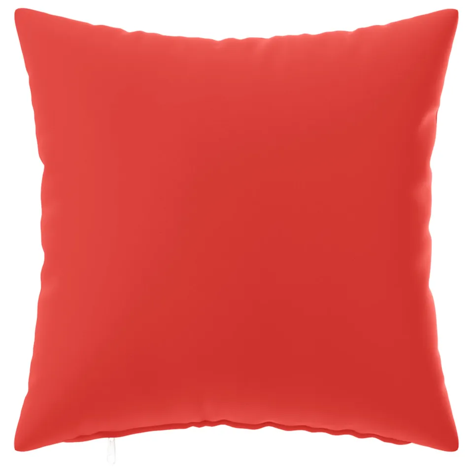 vidaXL Kussensloop 6 st HEERLEN Rood 40 x 40 cm Polyester