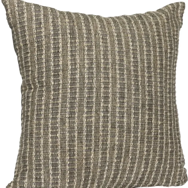 Hübsch kussen Ori Beige Olijf