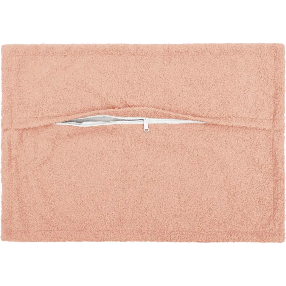 vidaXL Kussensloop 2 st HOUTEN Roze 50 x 80 cm Bouclé, foto 4
