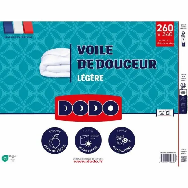 Dodo Dekbed DODO VOILE DE DOUCEUR Wit 100 g/m² 240 x 260 cm