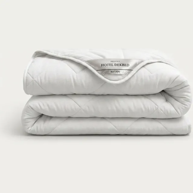 Dekbed-Discounter Presence Zomer Dekbed 200 x 220 cm - Katoen - Zomerdekbed - Wassen op 30 graden - Warmteklasse 4 - Wit