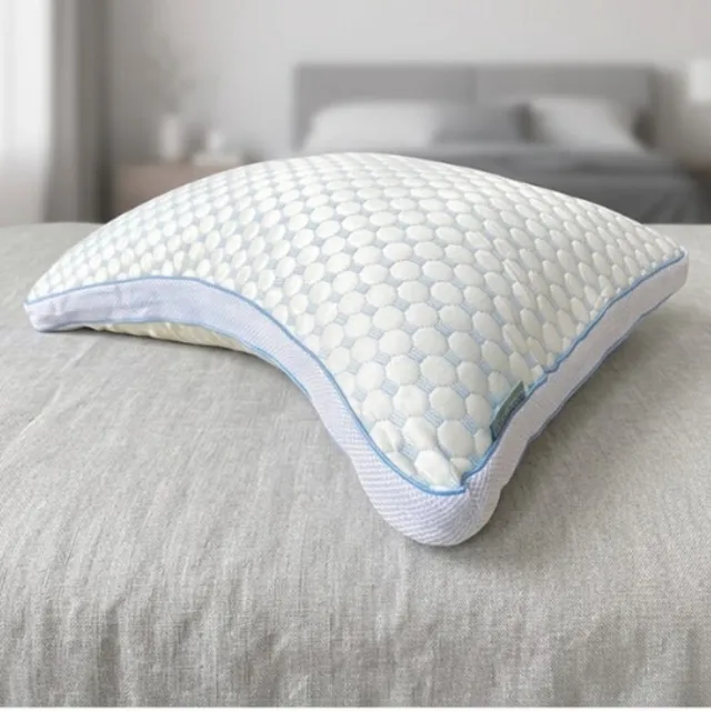 Beau Maison Zen-Cool Pro Pillow - 50x70 cm - Slapen op een Wolk Wit, Blauw