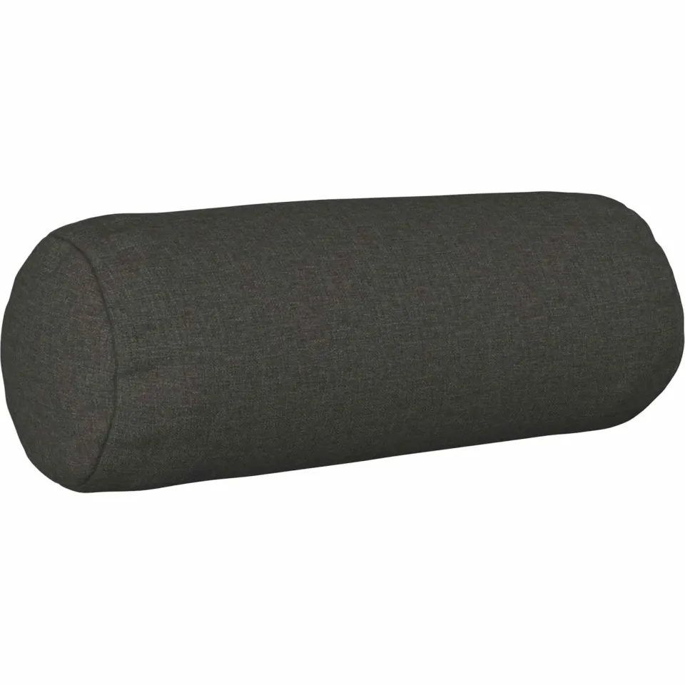 vidaXL Kussensloop 6 st HEERLEN Donkergrijs Dia. 15 x 40 cm Stof