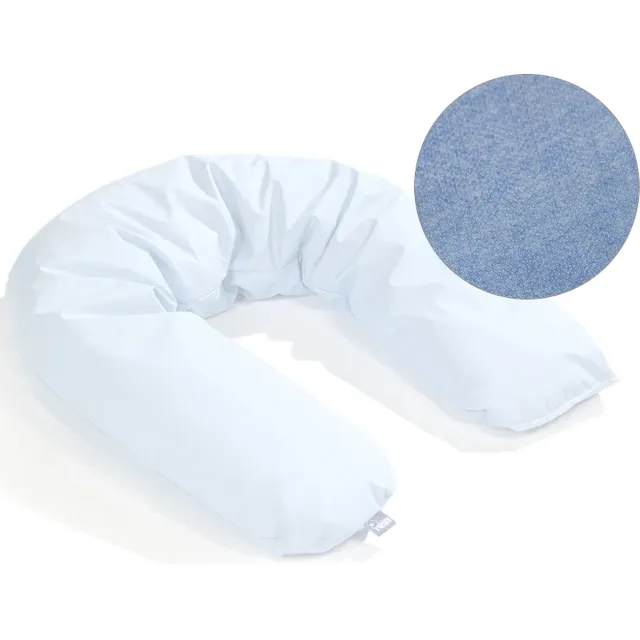 Fico Sloop voor Fico Standaard positioneringskussen - Katoen/polyester - Jeansblauw jeansblauw, katoen/polyester