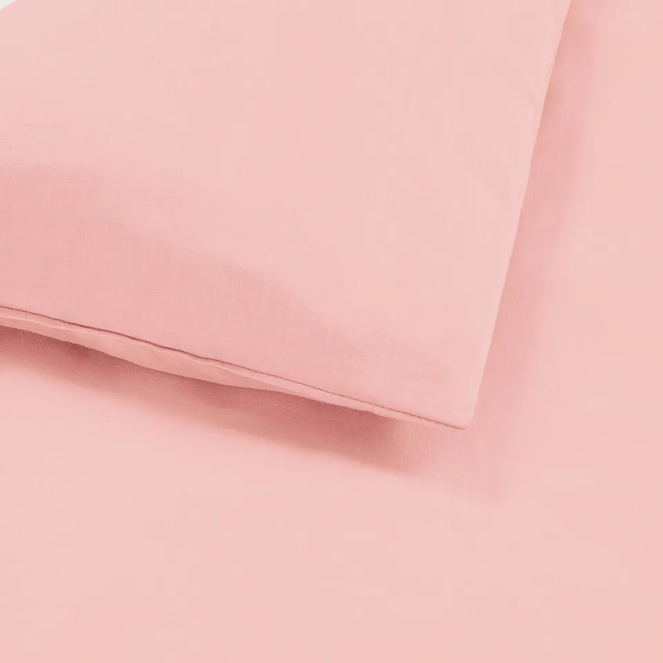 NOUS Kids basis dekbedovertrek ledikant lichtroze, foto 5