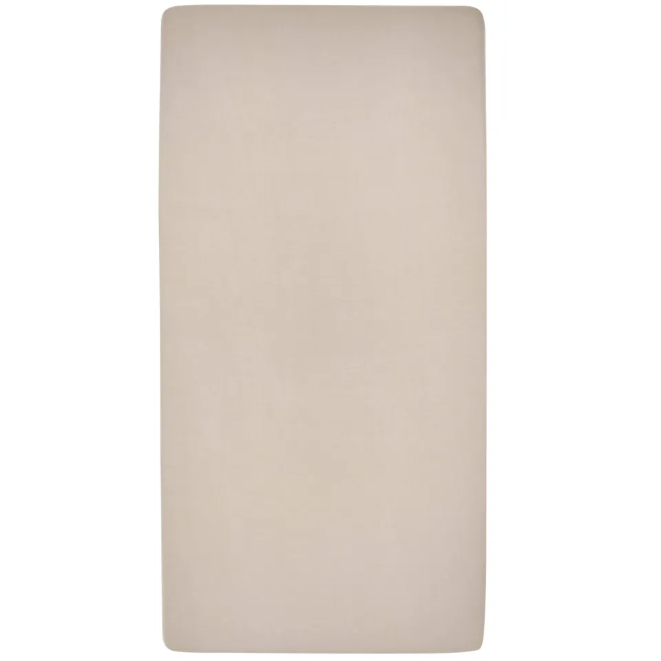 Meyco katoenen ledikant hoeslaken 60x120 cm sand
