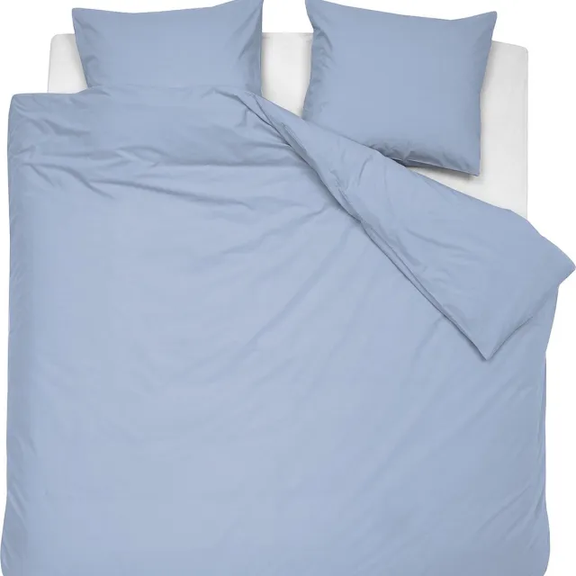 Cinderella Weekend Dekbedovertrek - Tweepersoons - Katoen - 200x200/220 cm - Lichtblauw + 2 kussenslopen 60x70 Soft Blue