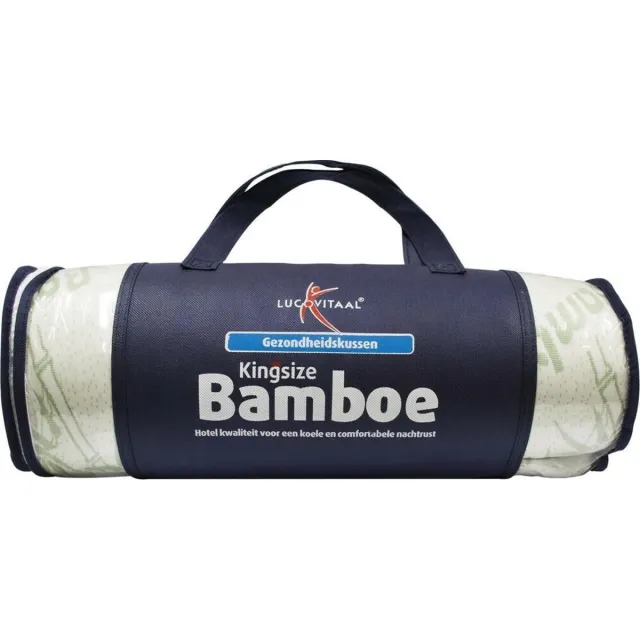 Lucovitaal 2x Lucovitaal Bamboe Kussen Wit