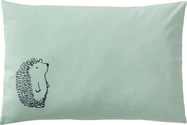 vertbaudet Kussensloop baby Bio Collection LOVELY NATURE groen/ivoor