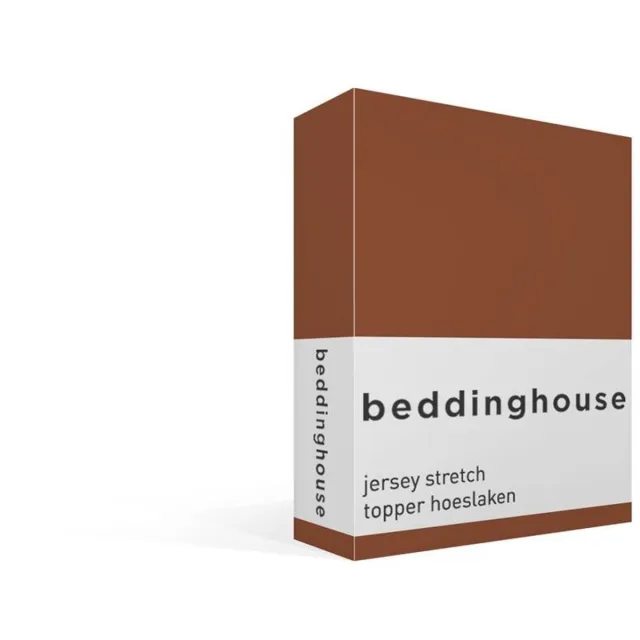 Beddinghouse katoen - Topper Hoeslaken - 160 x 200/220 cm Pocket depth: 25 cm - Terra