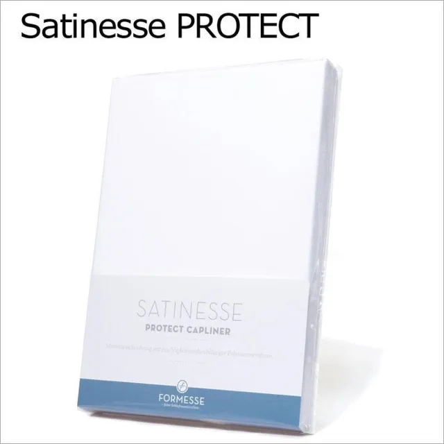 Bella Donna Satinesse Protect Moltonhoeslaken - Weiss-1000 90x220