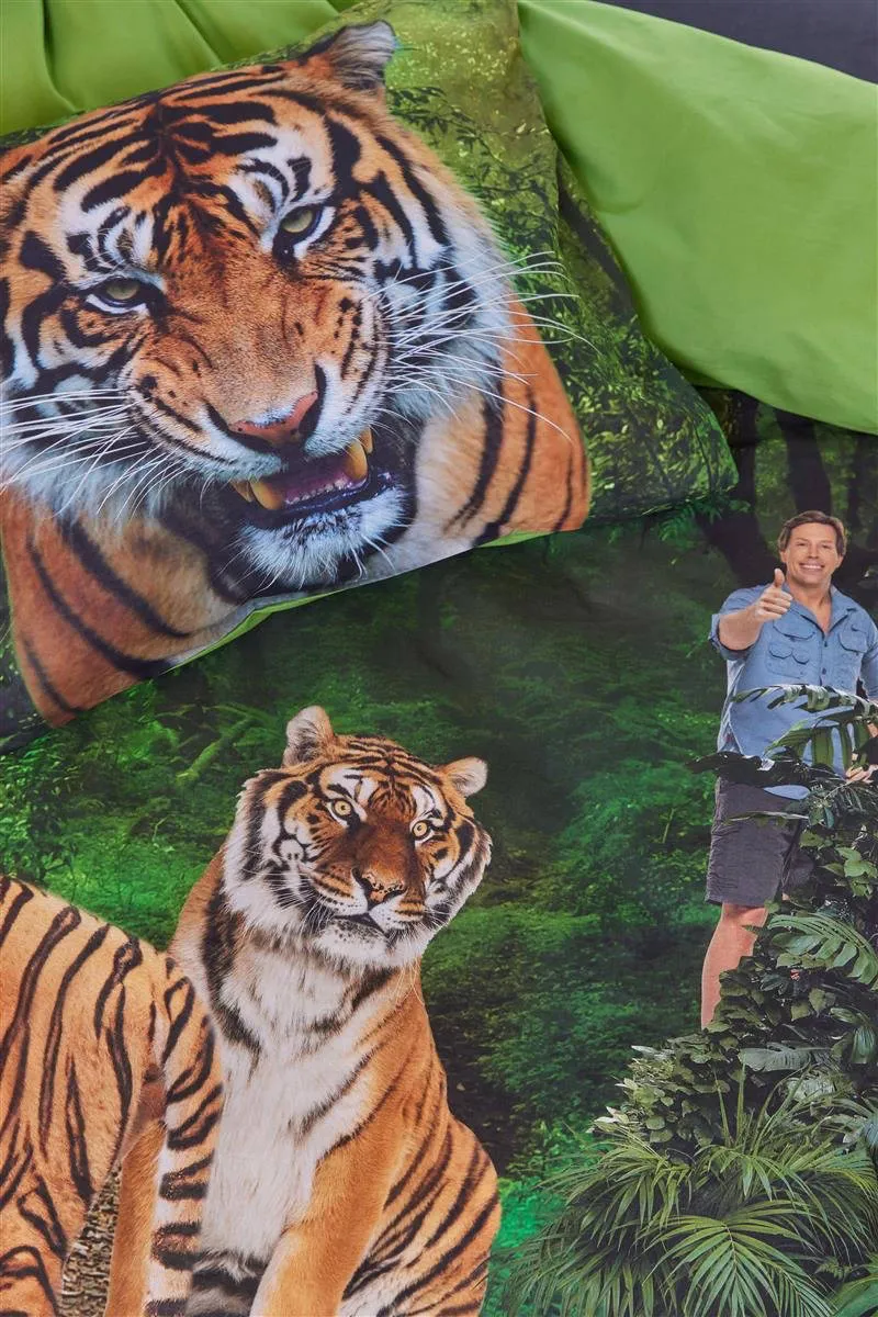 Freek Vonk katoenen dekbedovertrek 1-persoons (140x220 cm) groen, foto 6