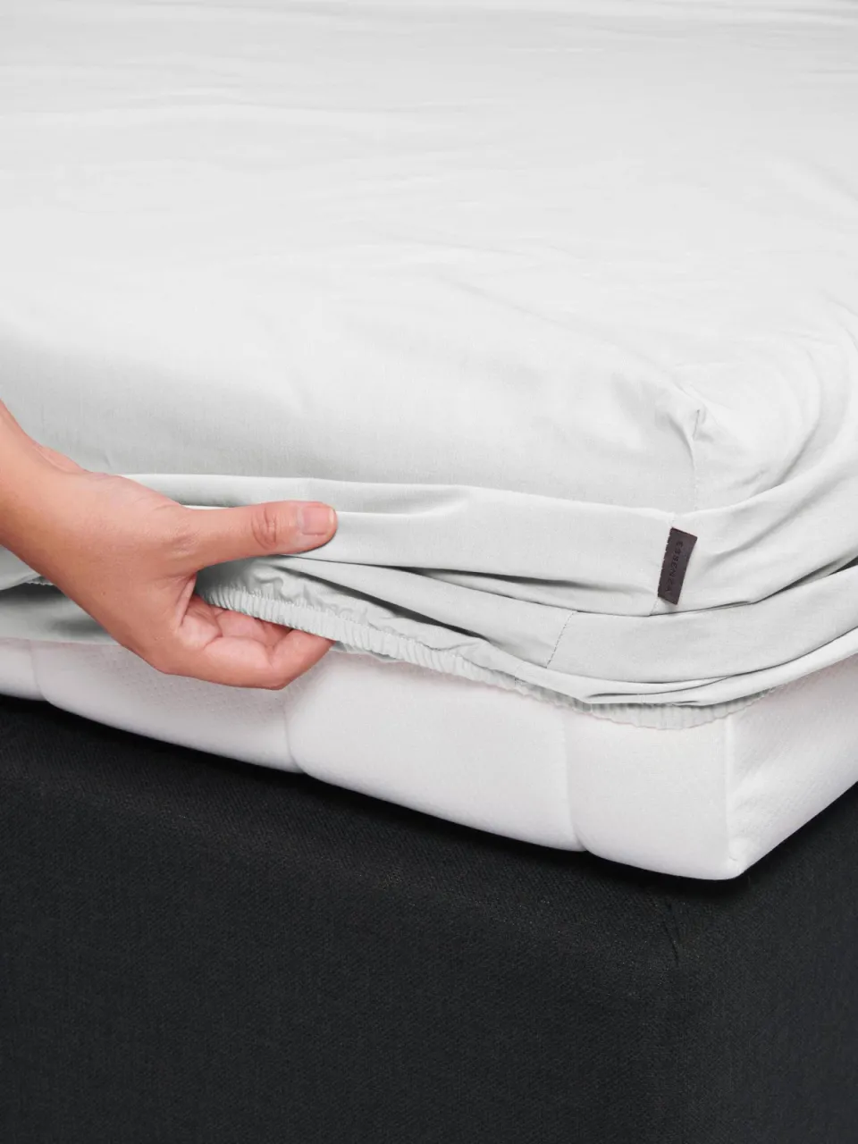Essenza premium percale hoeslaken wit, foto 5