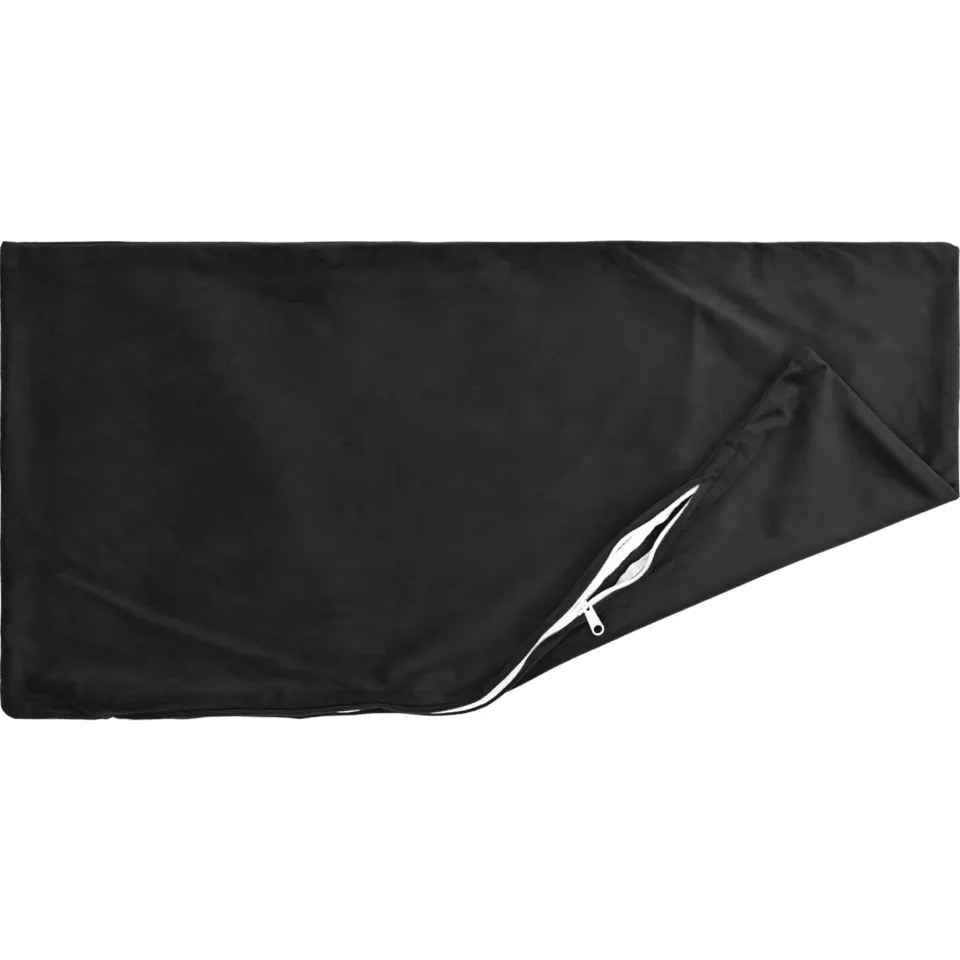 vidaXL Kussensloop 2 st HEERLEN Zwart 40 x 80 cm fluweel, foto 4