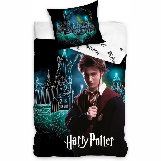 Harry Potter Dekbedovertrek - Magical Night - 140 x 200 cm multicolor