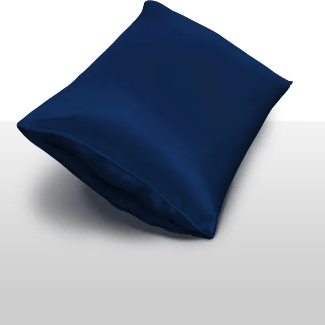inSilk Zijden Kussensloop Donkerblauw 60 X 70 cm - 100% Moerbei Zijde