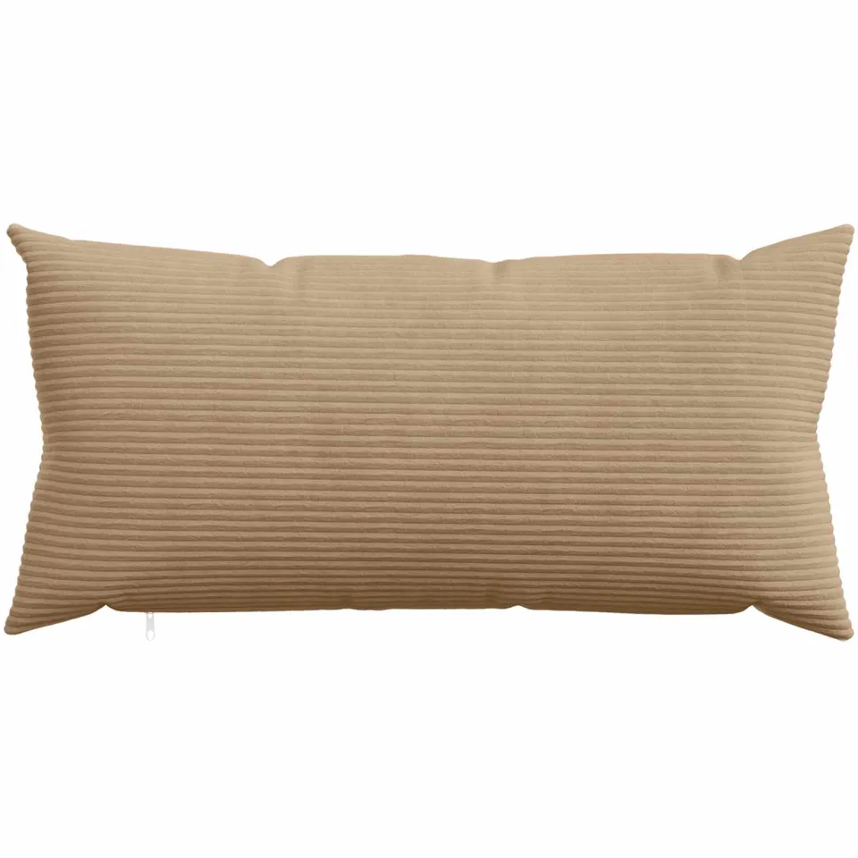 vidaXL Kussensloop 2 st HEERLEN Bruin 40 x 80 cm corduroy, foto 2