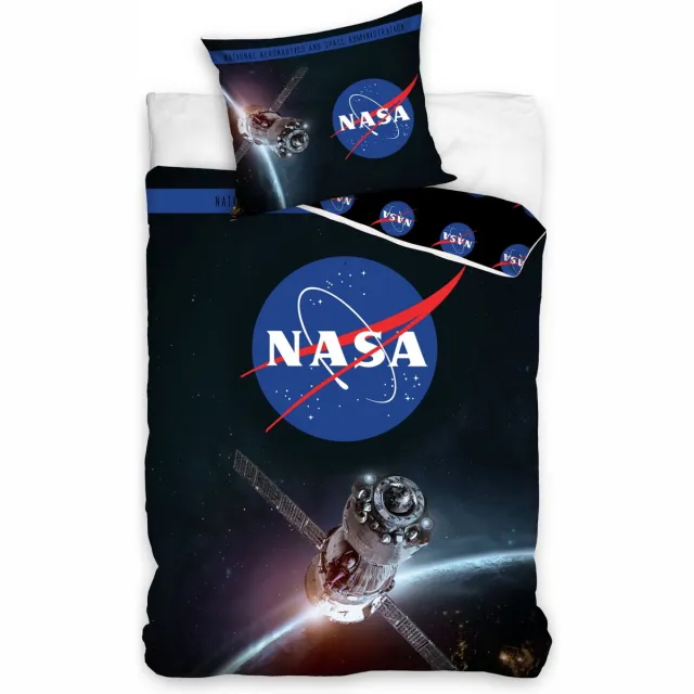 Nasa Satellite Dekbedovertrek Zwart