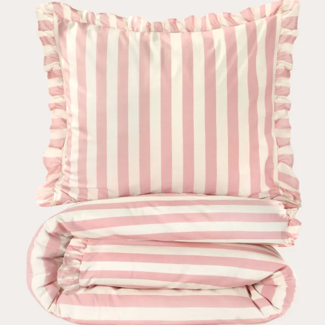 NOUS Kids katoenen dekbedovertrek kinderbed Roze