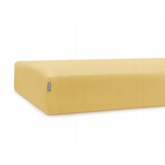 Mumla Mumlazw. Flanellen Hoeslaken Banaan Geel 90x200cm Yellow